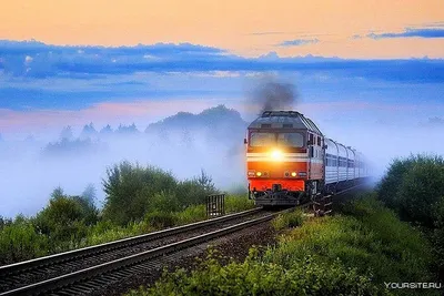 Поезд картинки красивые - 74 фото