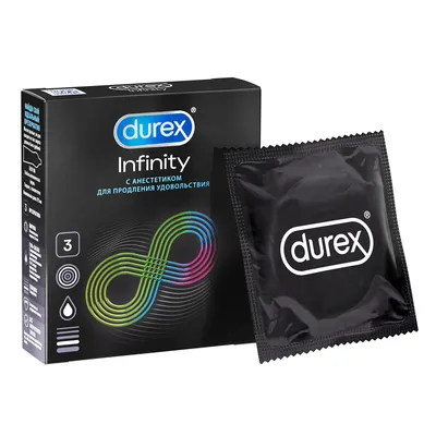 Презервативы Durex Infinity с анестетиком 3 шт. - отзывы покупателей на  Мегамаркет