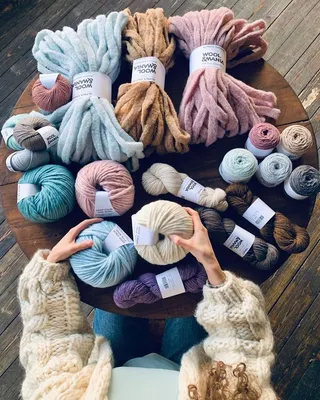 Самая красивая пряжа Wool and Mania #вязание#пряжа#хобби#перуанскаяшерсть#толстаяпряжа#knitting  | Пряжа, Вязание, Шерсть