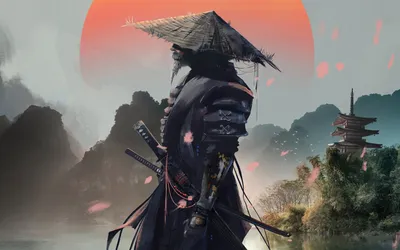 GHOST SAMURAI / красивые картинки :: самурай :: ниндзя :: samurai :: ninja  :: Xiaojian liu - JoyReactor