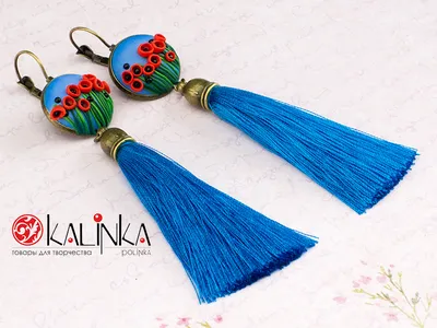 DIY Earrings from beads (Tutorial). - YouTube