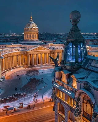 Очень красивые фотографии ночного Санкт-Петербурга