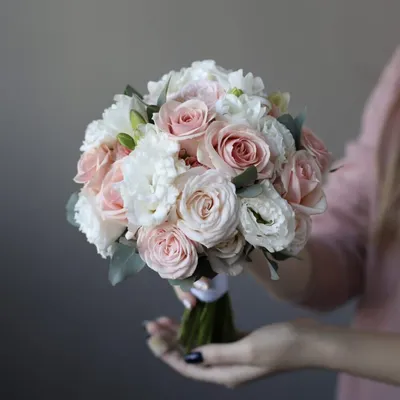 Свадебный букет розы - 71 фото