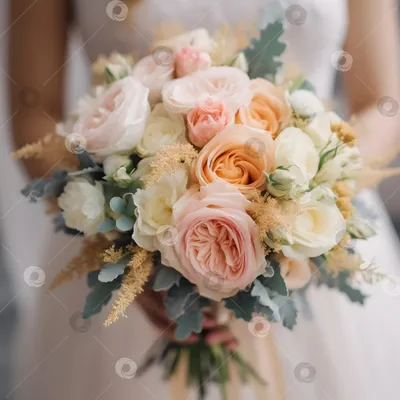 Свадебные цветы цена Киев, красивые букеты для невест, магазин Лепестки