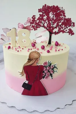 Красивый торт на день рождения