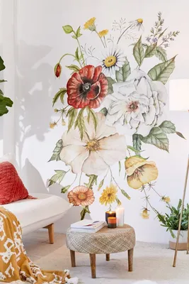 Роспись стен цветами - ТОП 5 красивых цветов