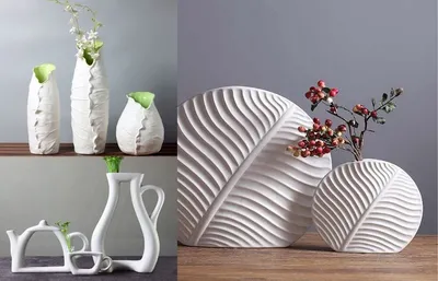 Необычные вазы для цветов: как дизайнеры нас удивляют? | Ремэлль — Дизайн  Ремонт Жизнь | Дзен