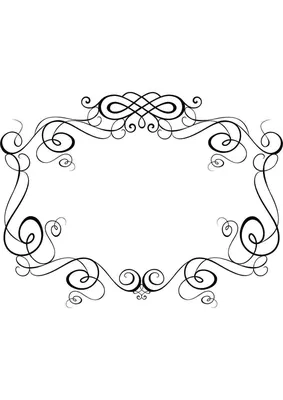 Decorative Borders And Frames Royalty Free Stock Images - Image ... |  Coreldraw design, Tattoo lettering fonts, Lettering alphabet fonts