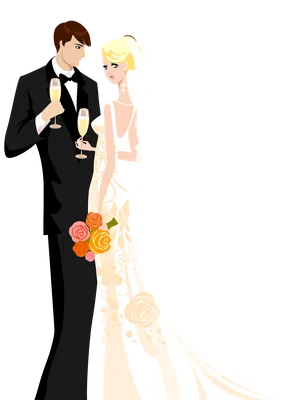 Скачать - Красивая молодая невеста и жених с закрытыми глазами,  изолированные на белом фоне — стоковое изображение | Bride, Young bride,  Wedding poses