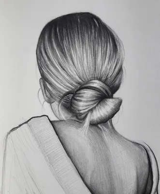 Рисунки девушки со спины для срисовки (100 фото) • Прикольные картинки и  позитив