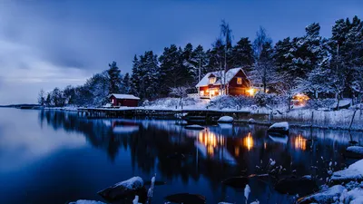 Самые красивые зимние пейзажи - красивые фото