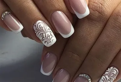 Картинки по запросу красивый французский маникюр | Finger nail art, Nail  art designs, Bridal nails