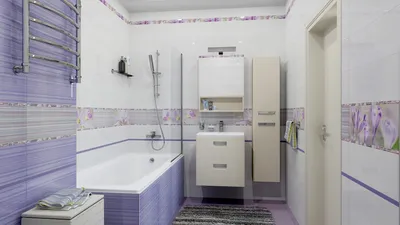 Плитка для ванной комнаты - 33 фото дизайна ванных