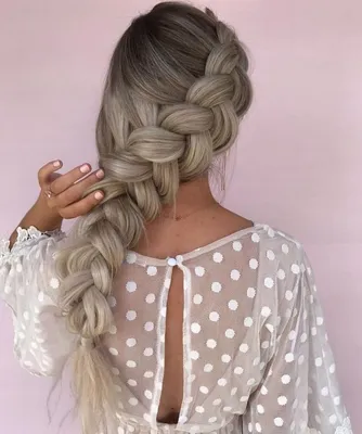 Красивый пучок из двух кос фото-урок | Hairstyle Steps l Сайт о прическах