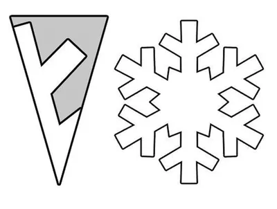 Новогодние поделки: Схемы снежинок из бумаги - 