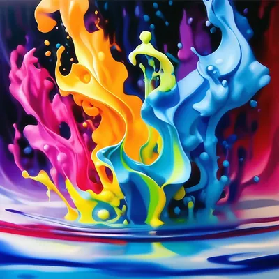 Акриловые краски в воде стоковое изображение. изображение насчитывающей  пурпурово - 178485089