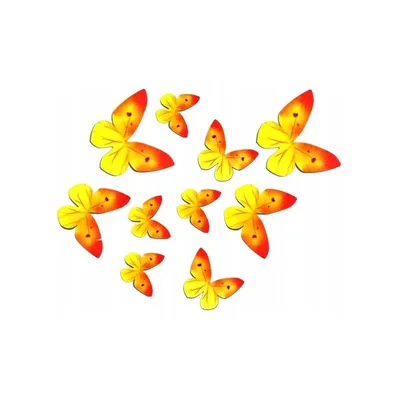 Красные бабочки для дома - 12шт. (ID#1818689833), цена: 125 ₴, купить на  