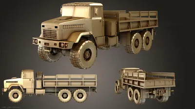 Mortar - KRAZ 255B platform is in stock