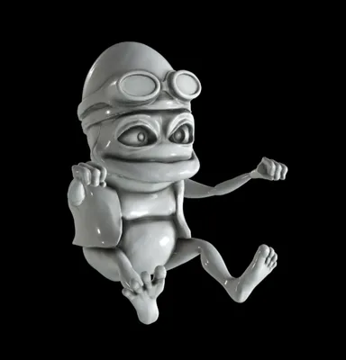 STL file Crazy Frog motorcycle 🐸・3D printer model to download・Cults