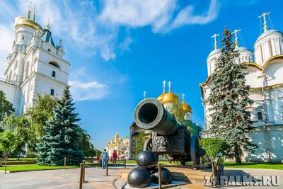 Картина маслом "Москва сквозь века. Вид на Соборную площадь Московского  Кремля" 60x90 SK220809 купить в Москве