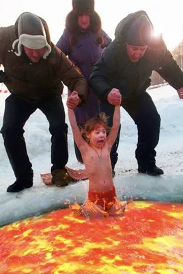 Крещение огнём | Пикабу