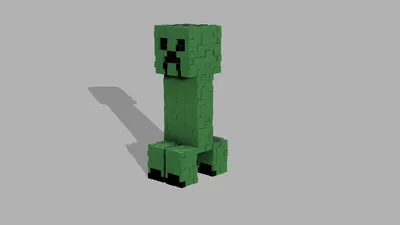 Бесплатный STL файл Minecraft Текстурированный крипер 👾・Объект для  скачивания и 3D печати・Cults