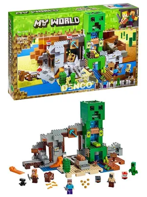 Конструктор Lari «Шахта крипера» 11363 (Аналог LEGO Minecraft 21155) 852  детали