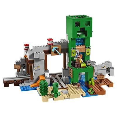 Конструктор Лего Майнкрафт Шахта Крипера 21155 LEGO Minecraft The Creeper  Mine — Купить Недорого на  (1326488648)