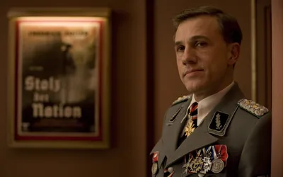 Обои для рабочего стола Бесславные ублюдки Мужчины Christoph Waltz 3840x2400