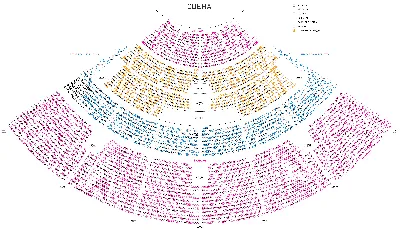 Схема зала концертного зала Крокус Сити Холл Москва 🎭