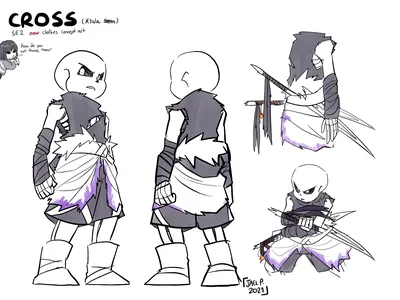 Cross Sans Undertale AU Кросс Санс в интернет-магазине на Ярмарке Мастеров  | Мягкие игрушки, Новосибирск - доставка по России. Товар продан.