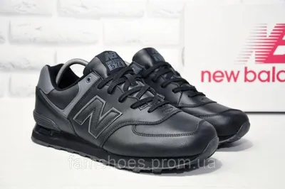 Купить Большие размеры Мужских осенних кожаных кроссовок New Balance 574,  цена 1450 грн —  (ID#1461042578)