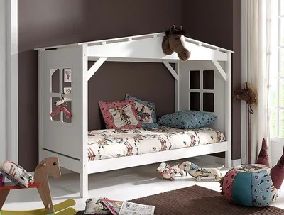 Классные домики кровати для детей из дерева - массив сосны!