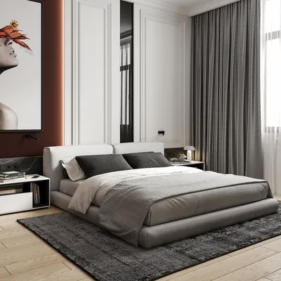 21 модная кровать 2024 года в современном стиле для спальни - 