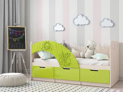 Детская кровать для мальчиков и девочек, креативная мультяшная кровать  Picachu 1,5 м из массива дерева с кроликом, кровать-слайдер 1,2 м с  ограждением | AliExpress