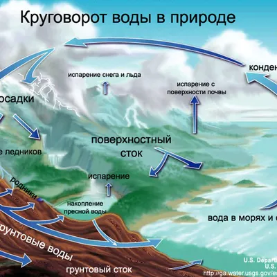 Почему вода в реках пресная? -