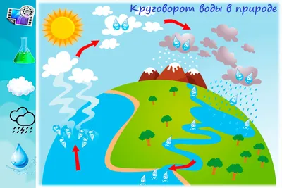 Water Cycle Story - Создайте Комикс!