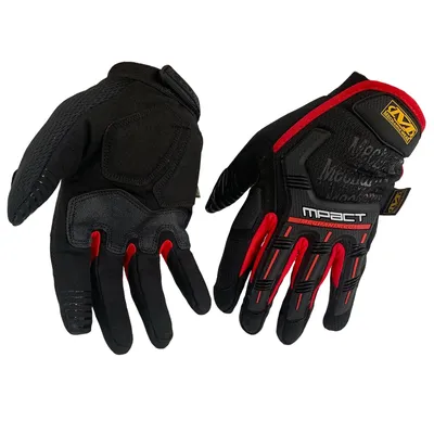 Крутые черные перчатки Mechanix MPact