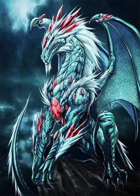 Крупный крутой злой дракон из …» — создано в Шедевруме