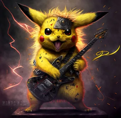 Pika Chudesnik Pikachu, Пикачу в …» — создано в Шедевруме