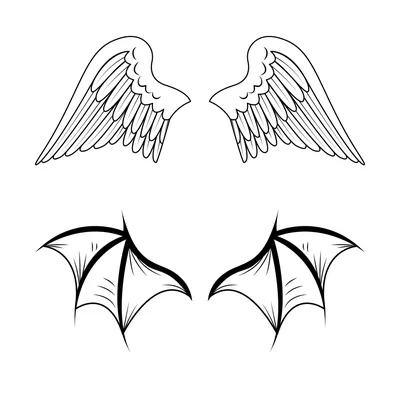 Крылья демона картинки