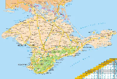 Карта Крыма | Крым на карте мира онлайн