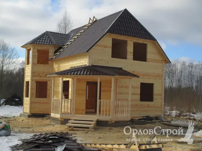 Проект одноэтажного деревянного дома № 13-62 в скандинавском стиле |  каталог Проекты коттеджей