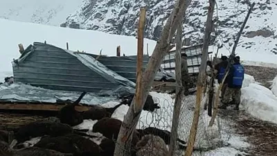 В Башкирии мужчину убило снежной массой, сошедшей с крыши дома