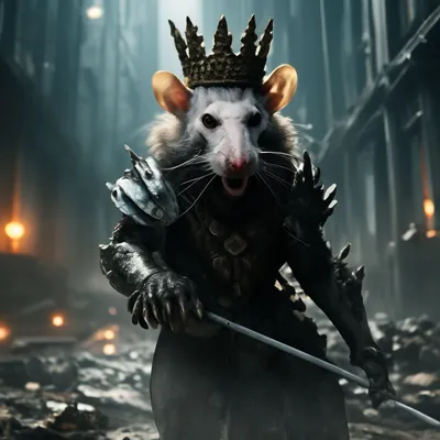Крысиный король, злой,огромный,…» — создано в Шедевруме