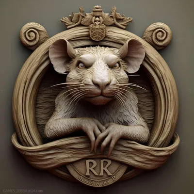 Иллюстрация Крысиный Король в стиле детский, персонажи |