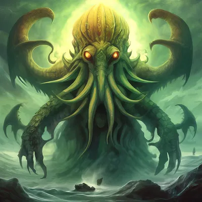 Ктулху (Cthulhu)- монстр из глубин: Происхождение, особенности, образ |  TUSOVKA | Дзен