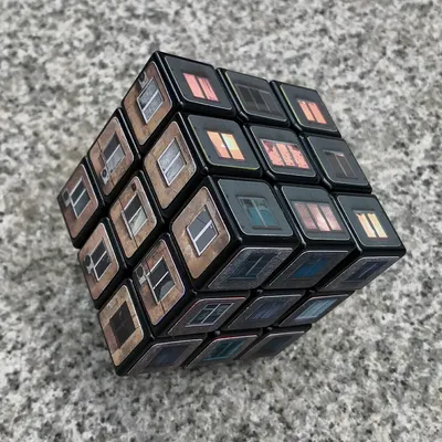 Создание плавящегося кубика Рубика из эпоксидной смолы и дерева