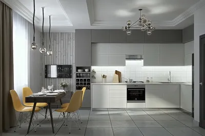 Серые кухни — купить кухню серого цвета на заказ в Москве, цены от 8800 руб.