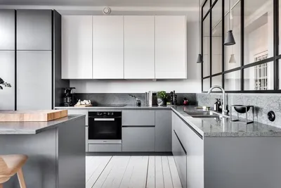 Кухня в серых тонах в интерьере: сочетание цветов и дизайн